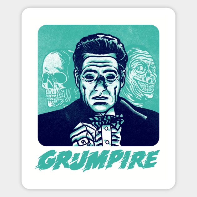 Mr. Sardo Sticker by Grumpire